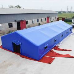 outdoor military camp inflatable barrack tent