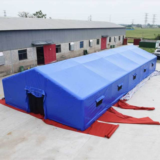 outdoor military camp inflatable barrack tent