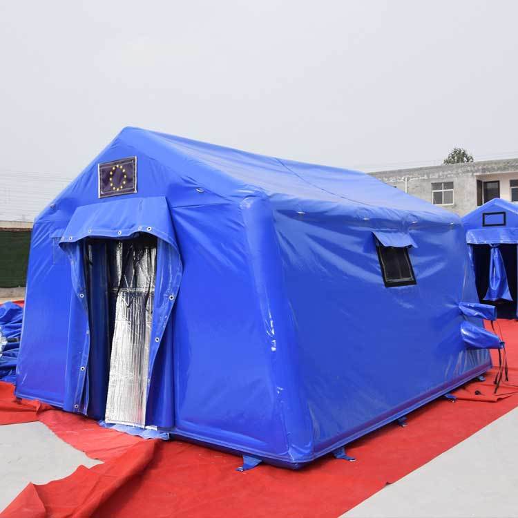 Portable inflatable air shelter tent