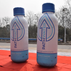 giant inflatable bottle advertising ground balloon