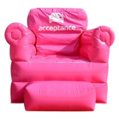 Giant inflatable sofa replica