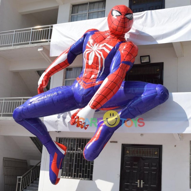 giant inflatable spiderman balloon