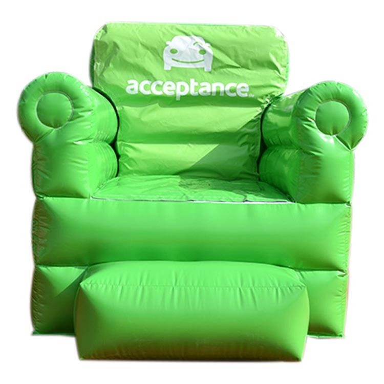 Giant inflatable sofa replica