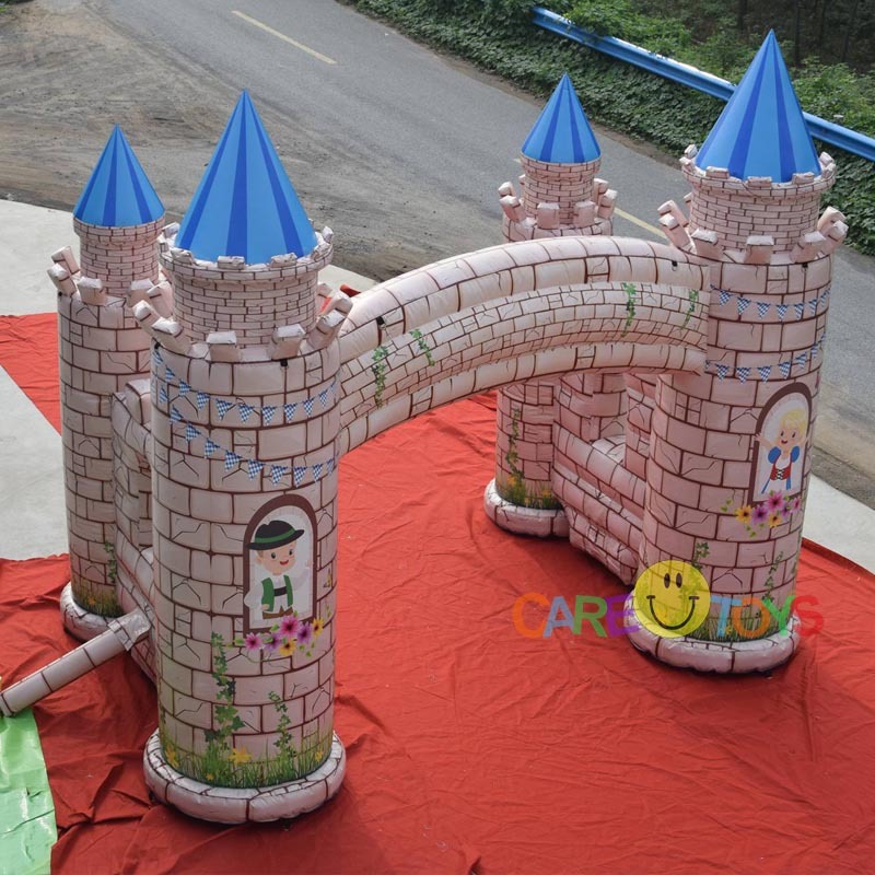 castle theme inflatable arch