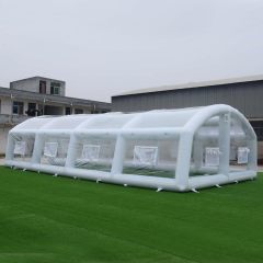transparent inflatable tent