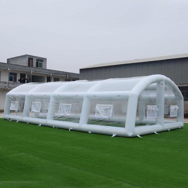 transparent inflatable tent