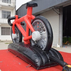 giant inflatable bike replica