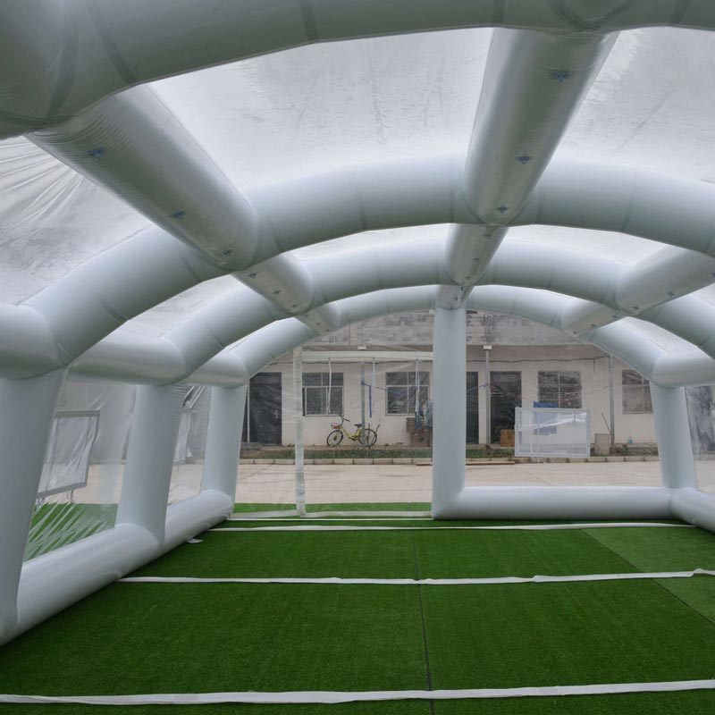 transparent inflatable tent