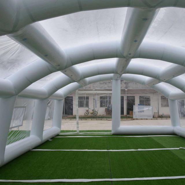 transparent inflatable tent