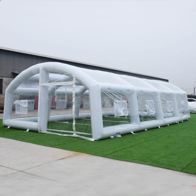 transparent inflatable tent