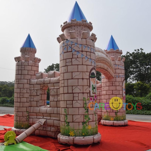 castle theme inflatable arch