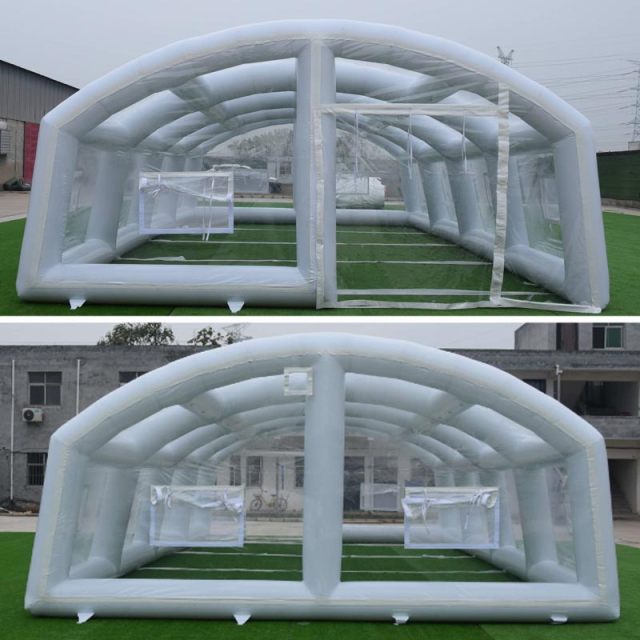 transparent inflatable tent