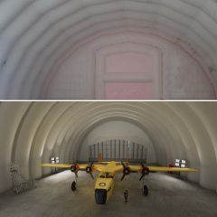 inflatable hangar tent