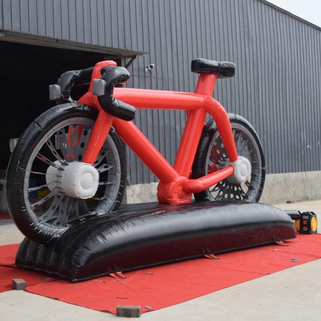 giant inflatable bike replica