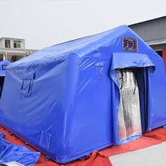 Portable inflatable air shelter tent