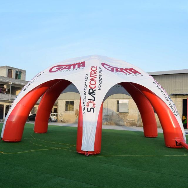 6 leg inflatable spider tent