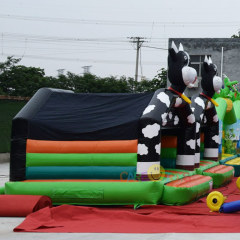 10ft dairy cow small bouncy castle