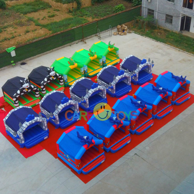 10ft dairy cow small bouncy castle