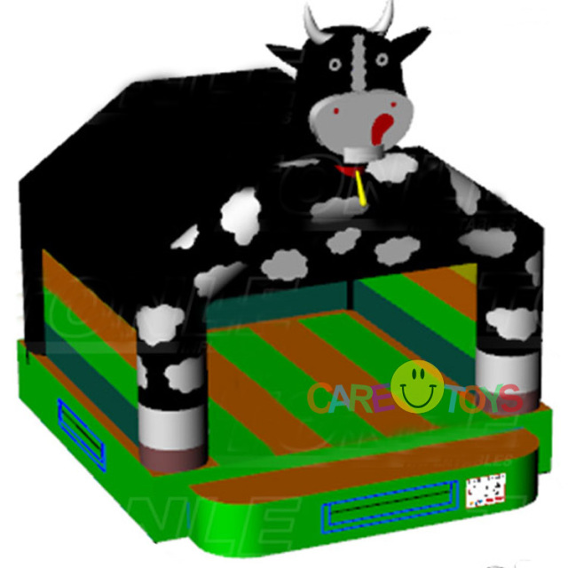10ft dairy cow small bouncy castle