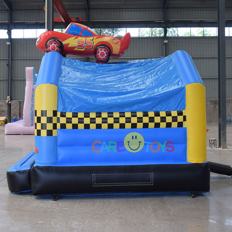 10x10ft race cars small bounce house