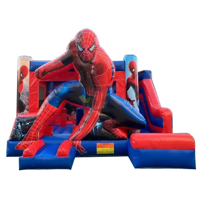 spiderman bounce slide combo