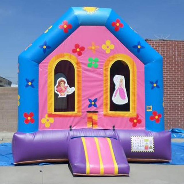 dollhouse inflatable moonwalk bouncy house