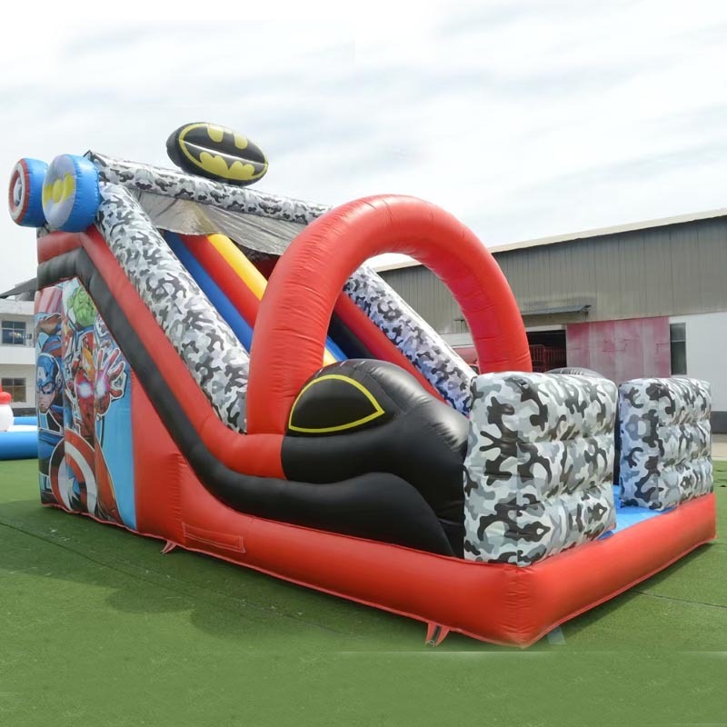 The Avenger bouncy castle inflatable slide