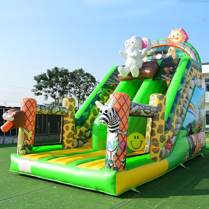 animal world rainbow zoo slide