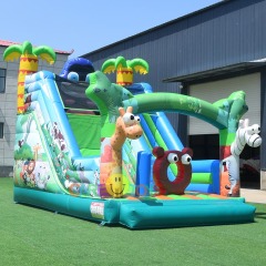 6*4m jungle animal slide