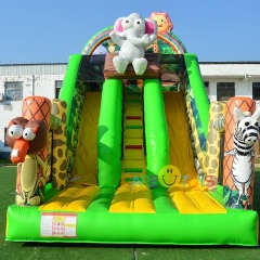 animal world rainbow zoo slide
