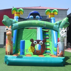 6*4m jungle animal slide