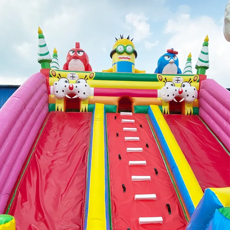 cartoon theme large inflatable castle