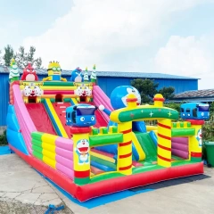 cartoon theme large inflatable castle