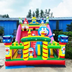 cartoon theme large inflatable castle