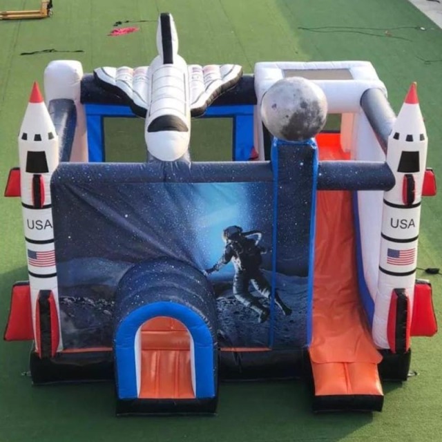 Space Shuttle rocket bounce slide combo