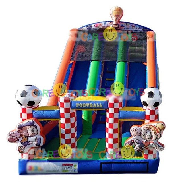 dual lane football sport slide