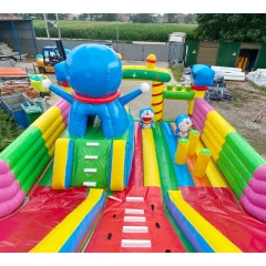 cartoon theme large inflatable castle