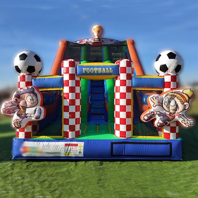 dual lane football sport slide