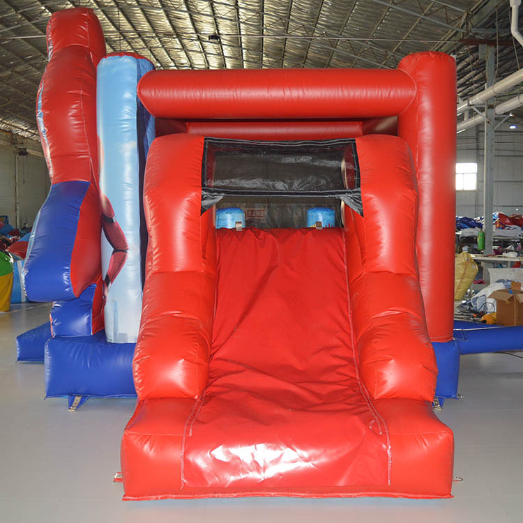 spider-man jumping castle with slide