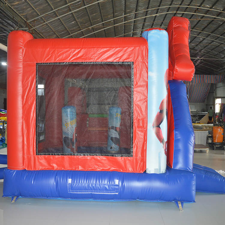 spider-man jumping castle with slide