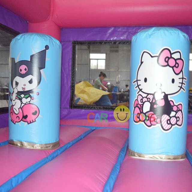 Hello Kitty bouncy house with slide