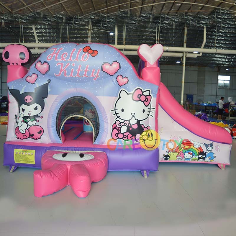 Hello Kitty bouncy house with slide