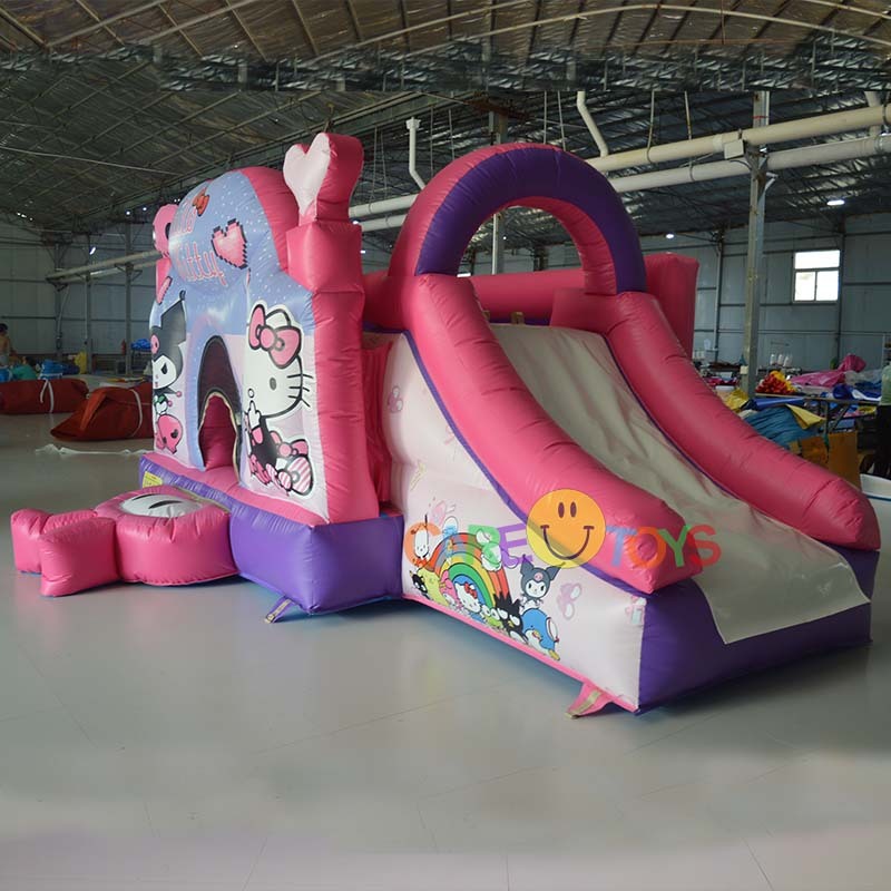 Hello Kitty bouncy house with slide