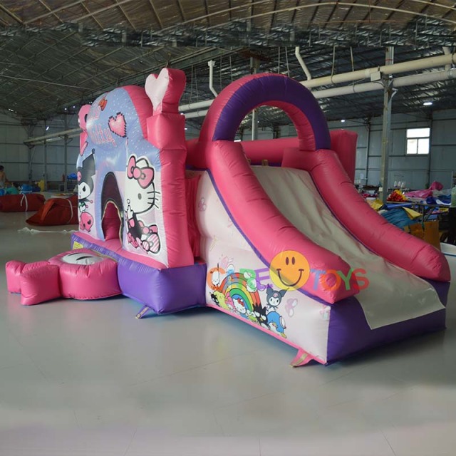 Hello Kitty bouncy house with slide