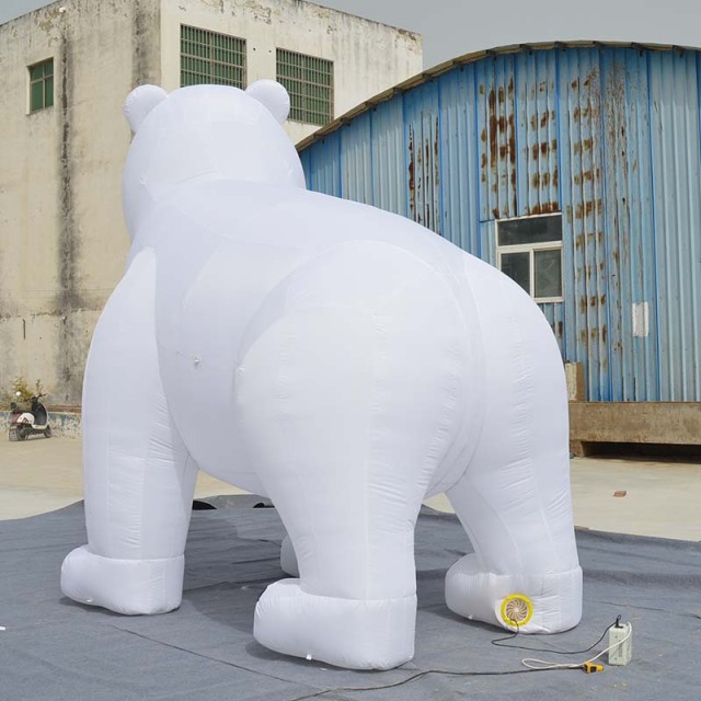customized 13ft tall giant white inflatable polar bear
