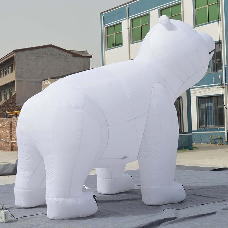 customized 13ft tall giant white inflatable polar bear