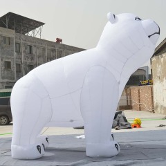 customized 13ft tall giant white inflatable polar bear