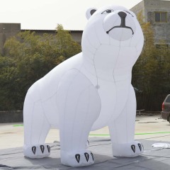customized 13ft tall giant white inflatable polar bear