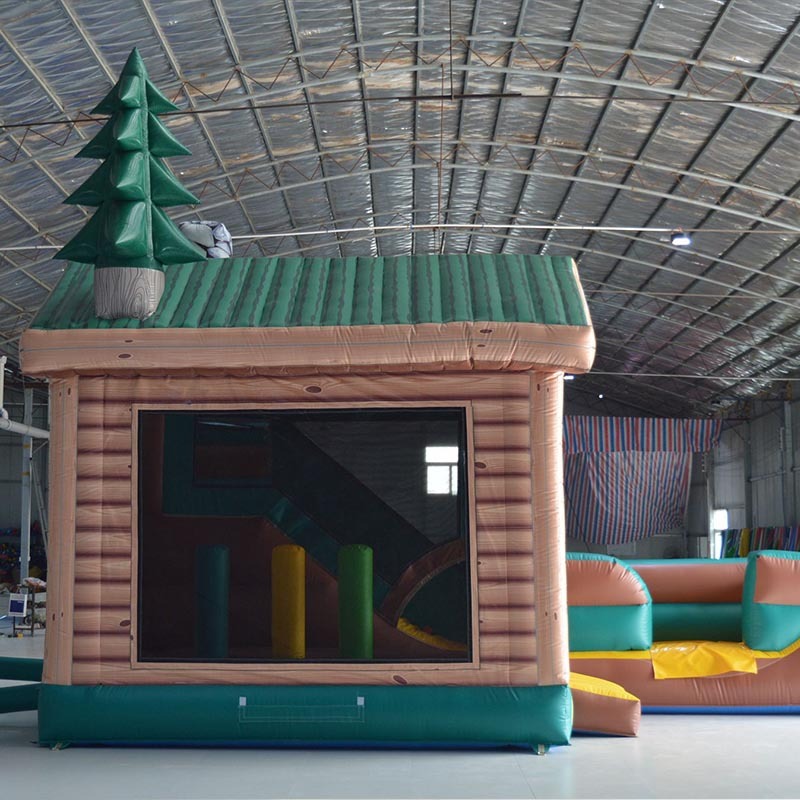 bigfoot cabin house bouncer wet dry combo