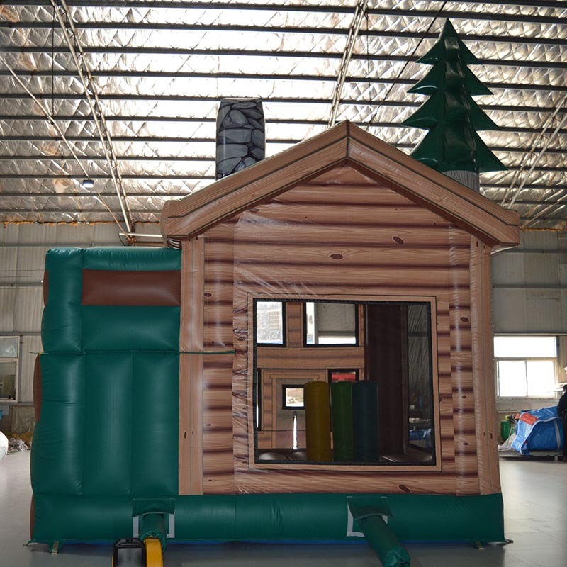 bigfoot cabin house bouncer wet dry combo